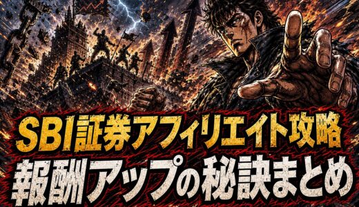 sbi証券アフィリエイトの報酬と収益化のポイント