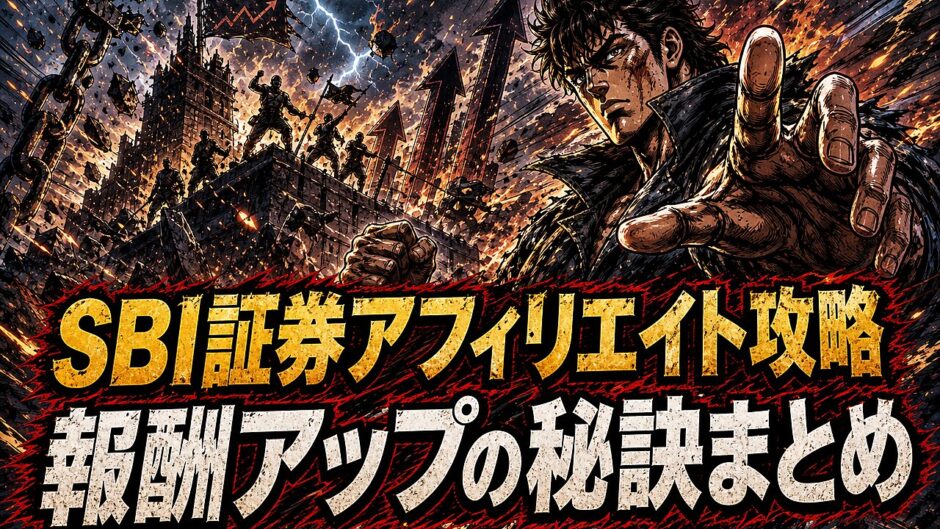 sbi証券アフィリエイトの報酬と収益化のポイント