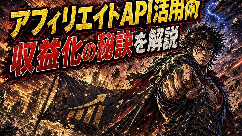 アフィリエイトAPIで収益化する方法｜登録条件と注意点