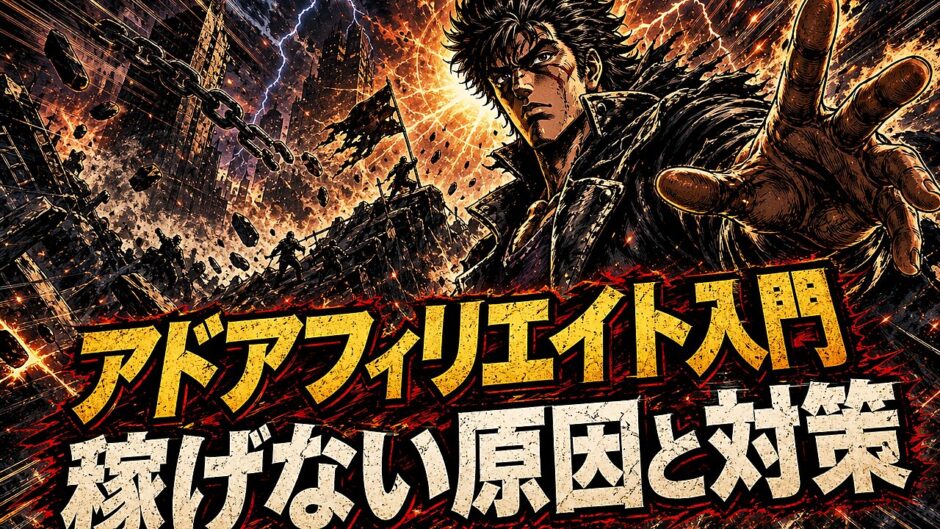 アドアフィリエイトの始め方｜稼げない原因と対策