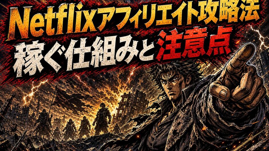 Netflixアフィリエイトは稼げる？仕組みと注意点
