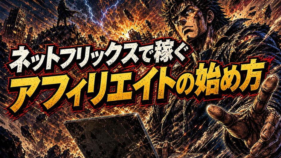 ネットフリックスアフィリエイトの始め方と注意点