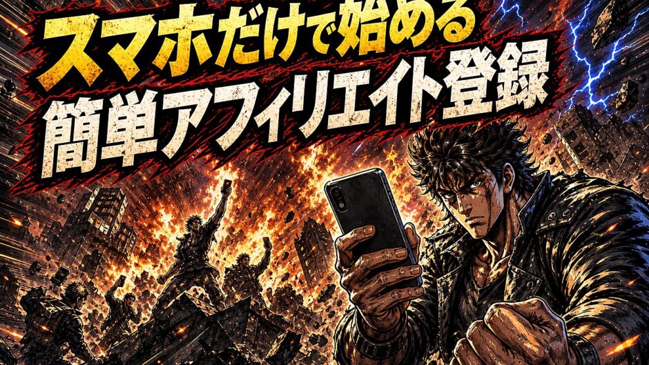 アフィリエイトスマホ登録の始め方｜スマホだけで準備する手順