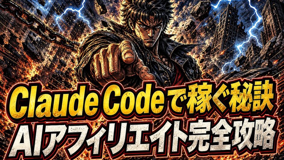 Claude Codeで始めるAIアフィリエイトの収益化ポイント