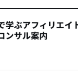 栃木で学ぶアフィリエイト：個別コンサル案内