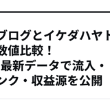 マナブログとイケダハヤトを徹底数値比較！2019最新データで流入・被リンク・収益源を公開