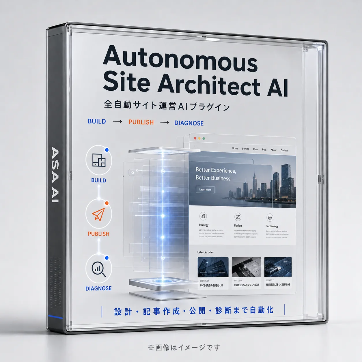 Autonomous Site Architect AI WordPressプラグインのパッケージ画像